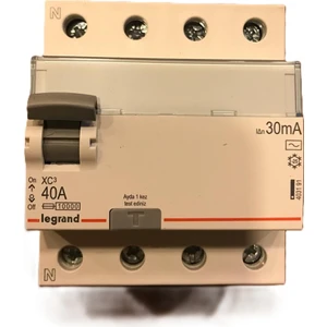 4X40A 30MA Kaçak Akım  Rölesi Legrand