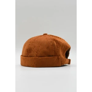 Erkek Kiremit Kadife Docker Bere Katlamalı Cap Şapka