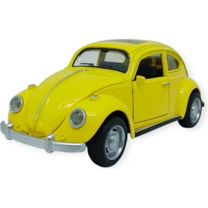 Sesli Işıklı Vosvos Araba 15 cm - 32111D - Sarı