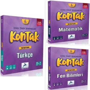 Paraf 6. Sınıf Türkçe & Matematik & Fen Kontak Set