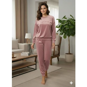 Miss Mavera Kadife Pijama Takımı