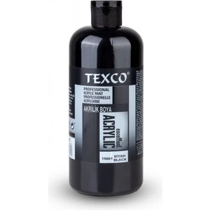 Texco 400ML Akrilik Boya Siyah / 19861