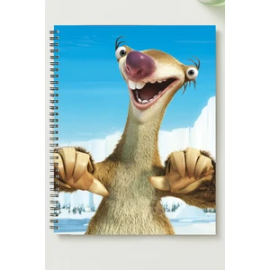 Sid A5 Metal Spiralli Çizgisiz Kalın Bristol Kapak Sid Defter