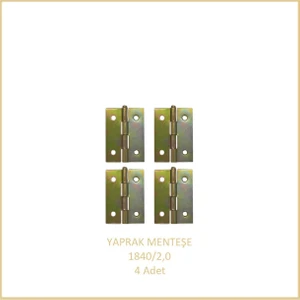 Yaprak Menteşe 1840/2,0 4'lü