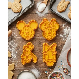 Ekol 3D Mickey Mause Temalı Kurabiye Kalıbı Seti 4'lü