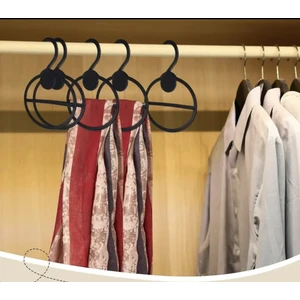 Siyah Şal Eşarp Askısı 30 Adet