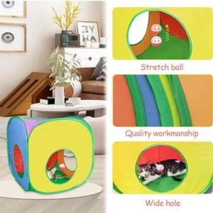 Ft Tasarım Kare Kedi Oyun Tüneli