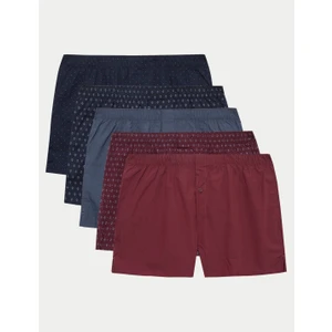 Marks & Spencer 5'li Saf Pamuklu Boxer