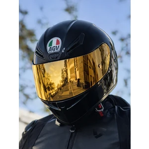 K1 S Mono Black +Agv Irıdıum Gold Vizör
