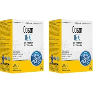 Ocean D3 K2 Vitamini 2'li Paket