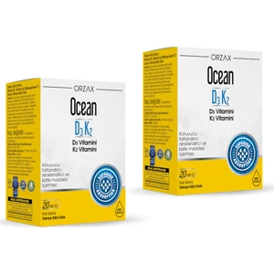 Ocean Vitamin D3 K2 20ML Damla x 2 Adet