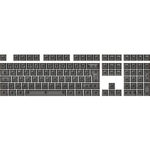 Cherry Single Shot Pc (Full Set) Şeffaf Türkçe Keycap Set
