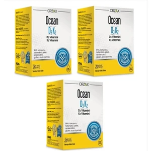 Ocean D3K2 20 ml Damla (3 Kutu)