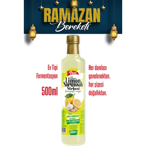 Paşa Kuruyemiş Limon Sarımsak Sirkesi 500 ml