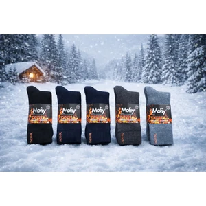 Termal Havlu Çorap 3lü Paket Karışık Renk