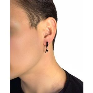 Winy Concept Sıkıştırmalı Balta Figürlü Erkek Çelik Küpe