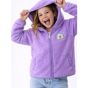 Çocuk Peluş Kapüşonlu Ceket - C611