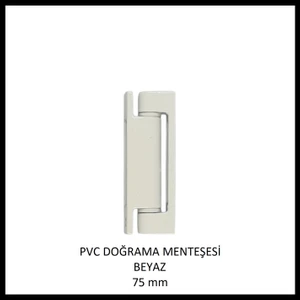 Pvc Menteşesi 75 mm Beyaz