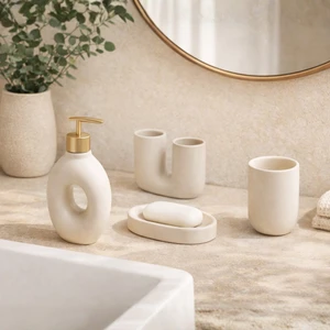 Modern Seramik Banyo Seti