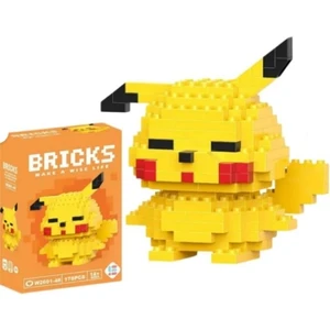 Pikachu Bricks 3D Puzzle Yapı Oyuncak +14