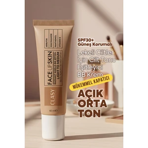 Clasy Care Face Up Skin Light To Medium SPF30+ Bb Cream