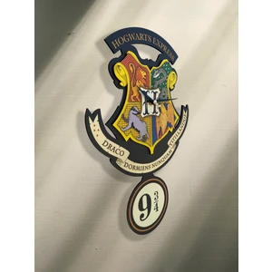 Hogwarts Express Sallanan Sarkaçlı Duvar Saati