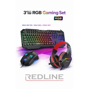 RGB Gaming Set Klavye Kulaklık Mouse