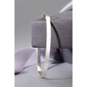 925 Ayar Gümüş Üzeri Kibrit Çöpü Ajda Bilezik