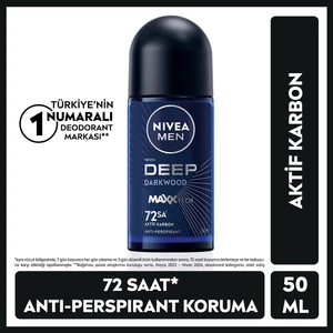 Nivea Men Deep Dimension Erkek Deodorant Roll-On 50 ml