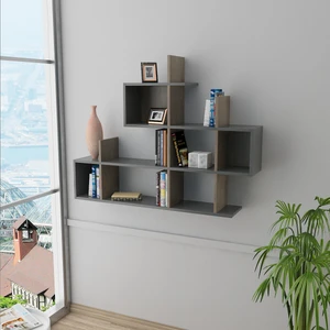 Enky Duvar Raf Antrasit & Ceviz