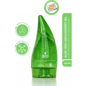 Bio Asia Aloe Vera Jel 120 ml – Cildi Yatıştırıcı, Nemlendirici & Onarıcı Jel Formül