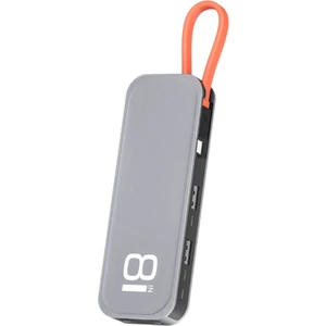 Rock TR03 Multi Fonksiyon 8 In 1 Type-C Hub