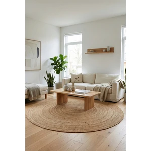 Natura Jüt Halı Hasır Halı Naturel 00023A