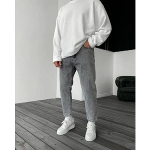 Oray Store Asit Gri Boyfriend Pantolon