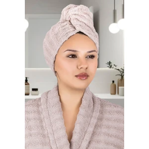 Soft Havlu Saç Kurulama Bonesi Gülkurusu