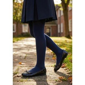 Pink Bunny Düz Desenli Külotlu Çorap