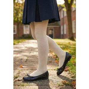 Pink Bunny Düz Desenli Külotlu Çorap