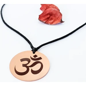 Aum Kolye - Om Kolye - Saf Bakır