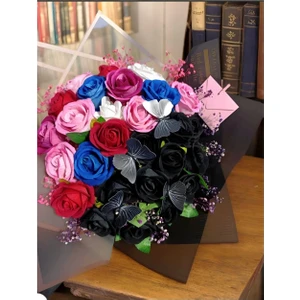 Senden Önce Senden Sonra Kadife Gül Buketi