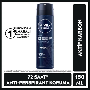 Nivea Men Deep Darkwood Deodorant 150 ml