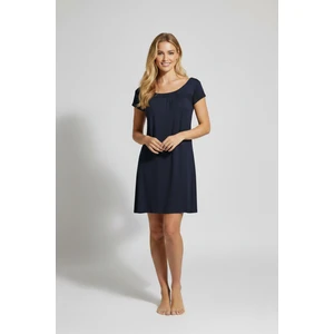 59333 Lacivert Penye Elbise