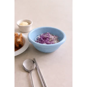 Beige & Stone Seramik Donut Bowl Kase Mavi