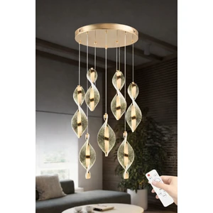 Mars 7'li Gold Kumandalı Avize