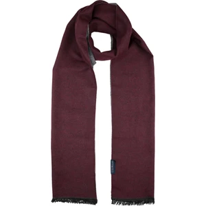 Bordo Çift Taraflı Atkı