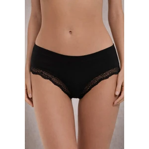 2035 Siyah Yüksek Bel Külot