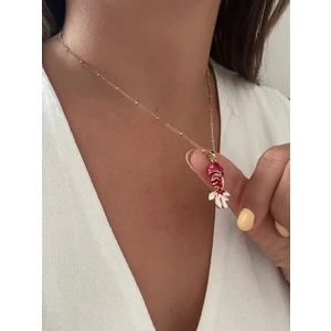 Liora Coral Koi Fish Çelik Kolye