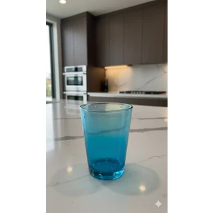 Water Bar Turkuaz Meşrubat Bardağı - 360 ml