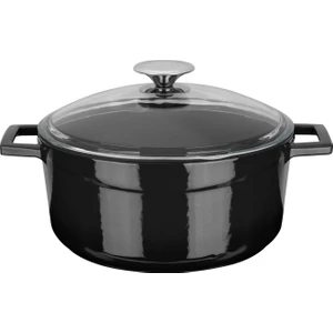 Yuvarlak Tencere -Çap(Ø)24 Cm. Siyah