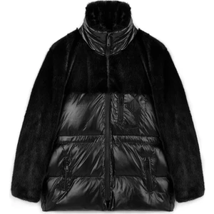 Suni kürklü kapitone mont IW6250012329001