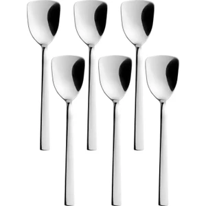 Zuzu Made Çelik 6'lı Dondurma Kaşığı - Tatlı Kaşığı